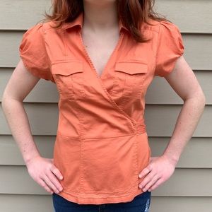 🎉HOST PICK🎉 Wrap Top with Puff Sleeve